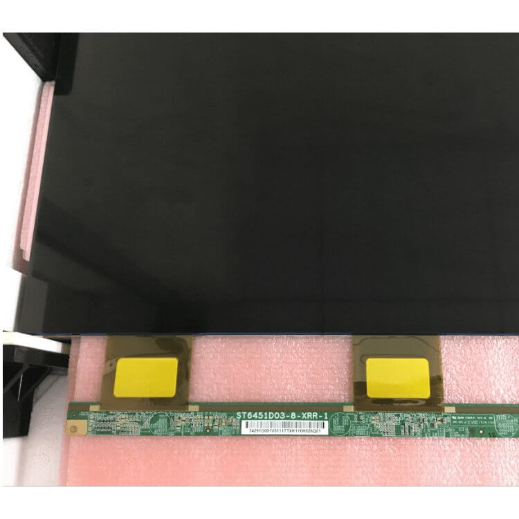 showing LCD TV screen appearance and information