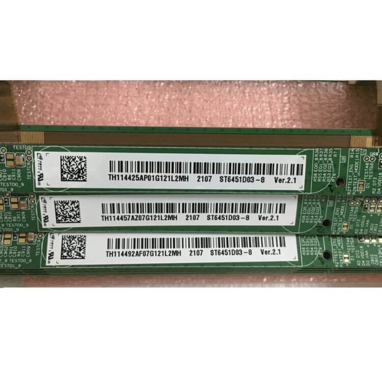 showing LCD TV screen appearance and information