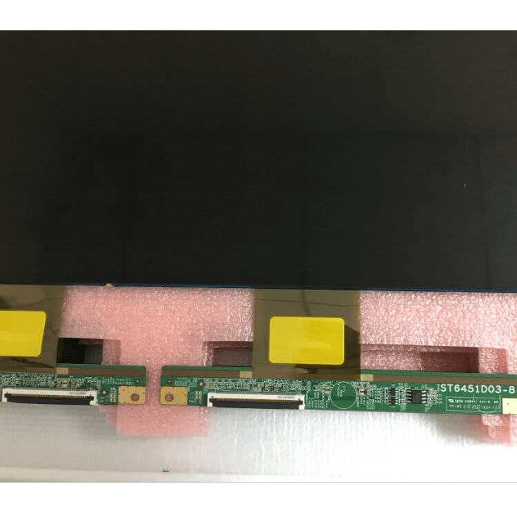 showing LCD TV screen appearance and information