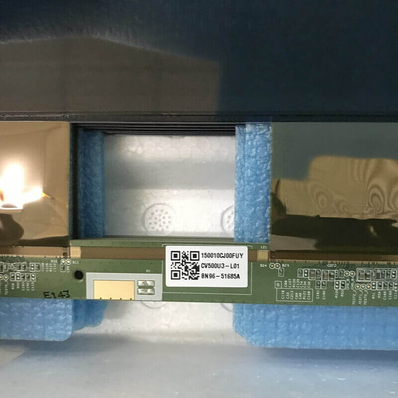 LCD TV screen appearance and information