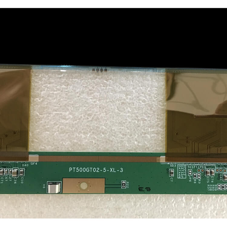 showing LCD TV screen appearance and information