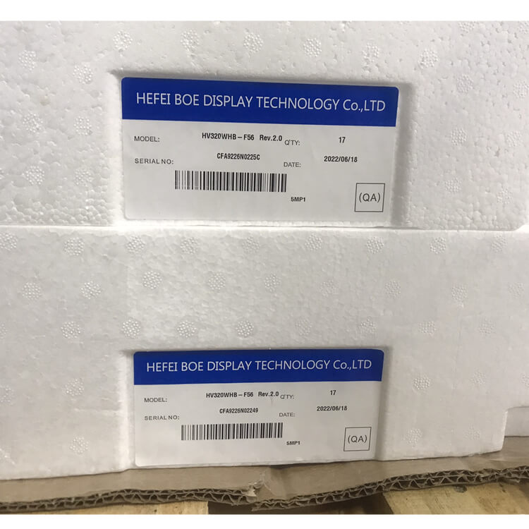 showing LCD TV screen appearance and information