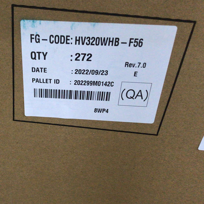 showing LCD TV screen appearance and information