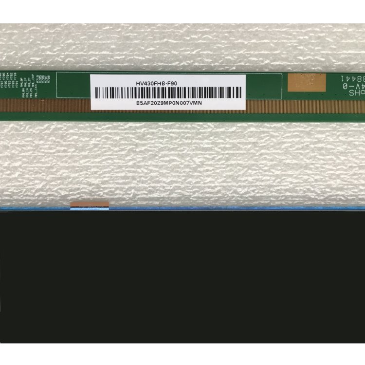 showing LCD TV screen appearance and information