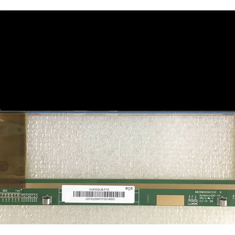 showing LCD TV screen appearance and information