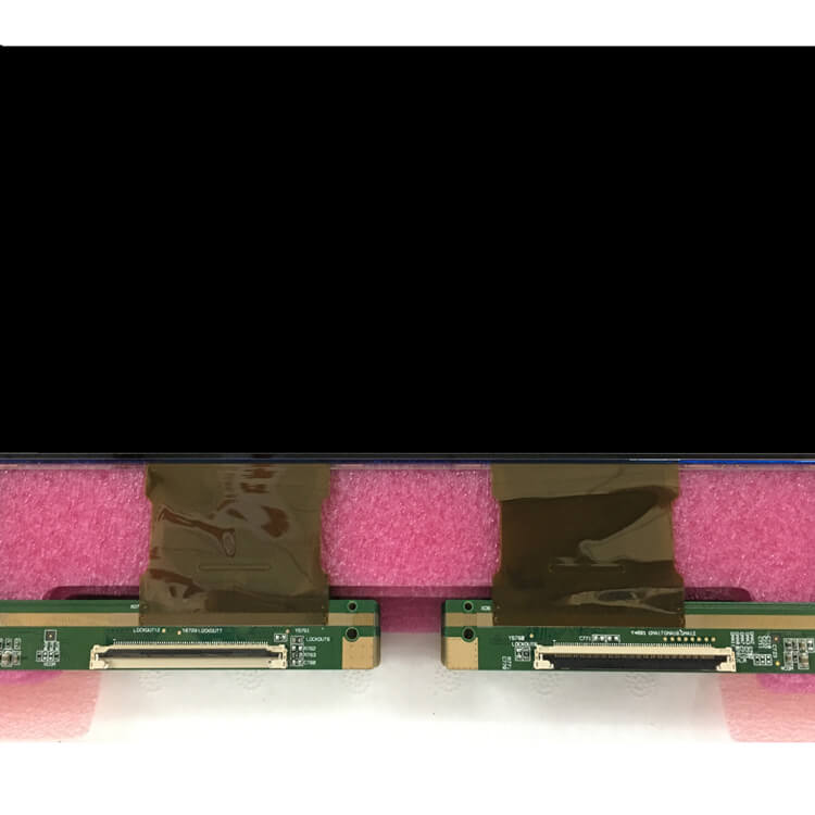 showing LCD TV screen appearance and information