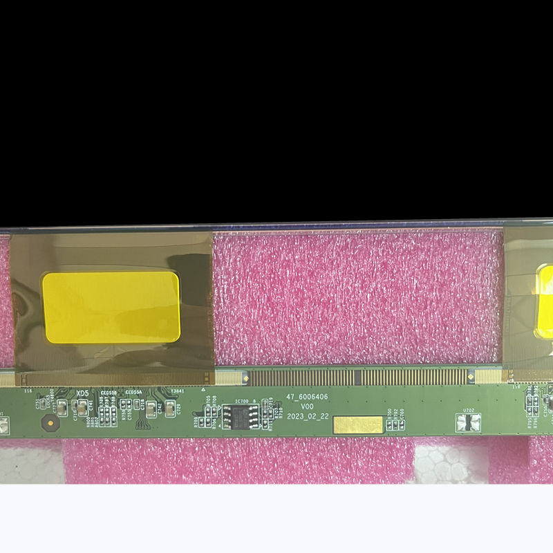 showing LCD TV screen appearance and information