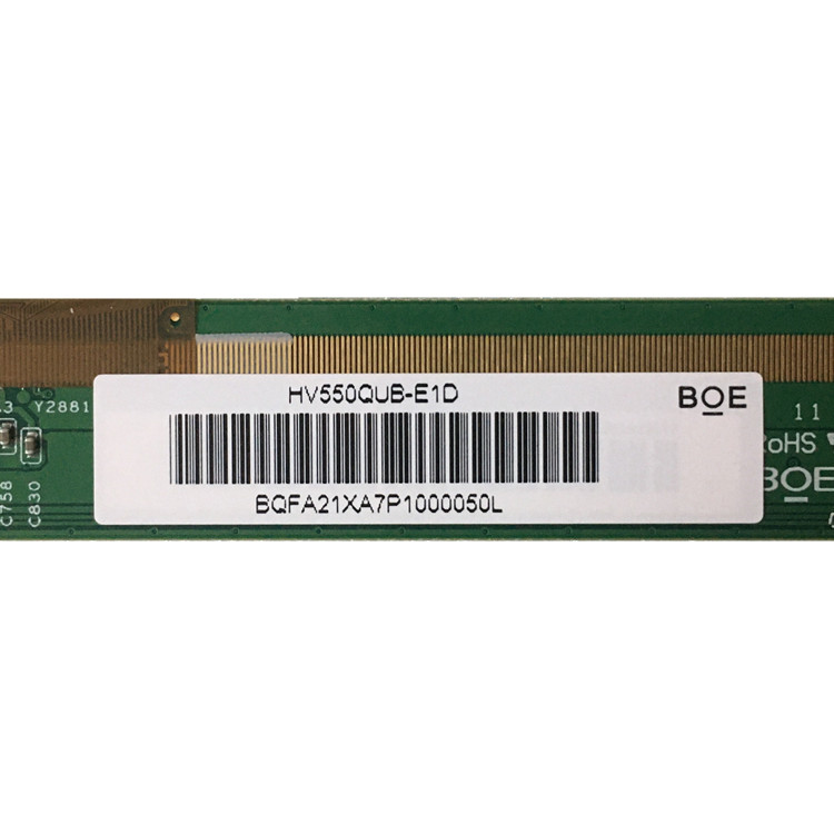 showing LCD TV screen appearance and information