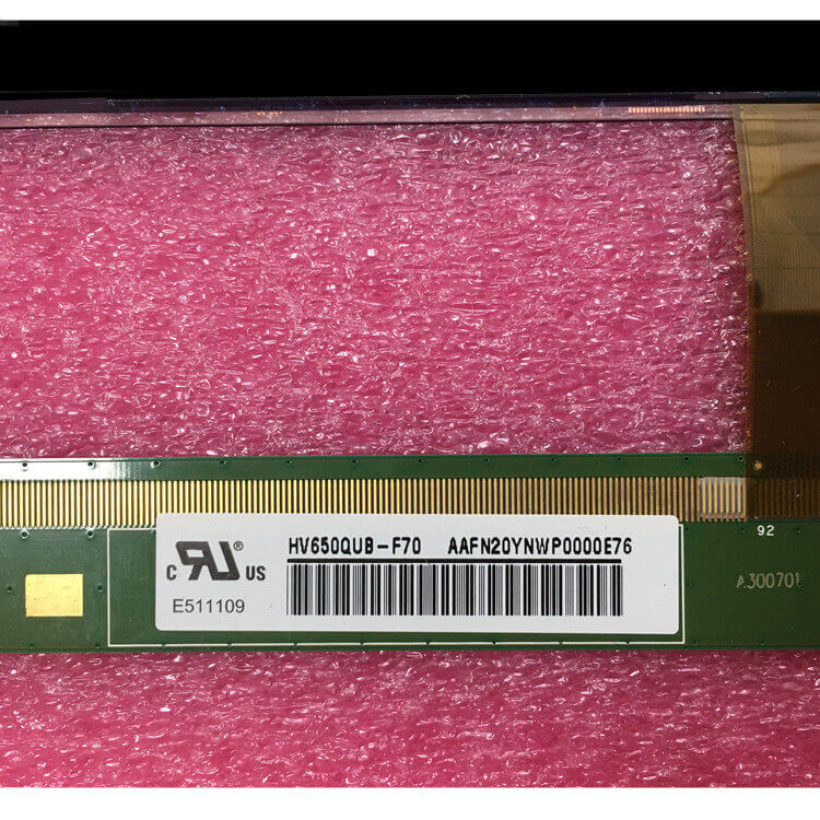 showing LCD TV screen appearance and information