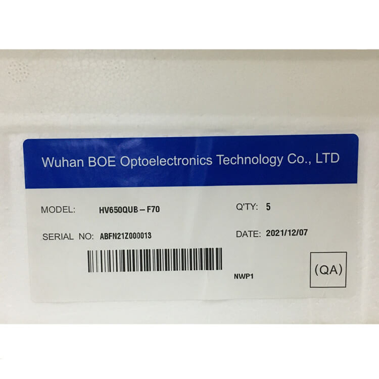 showing LCD TV screen appearance and information