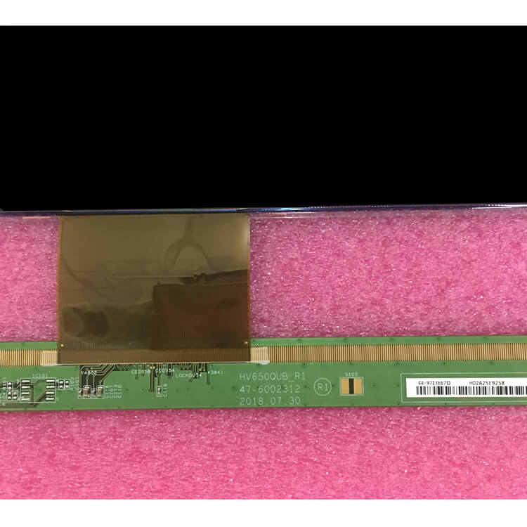 showing LCD TV screen appearance and information