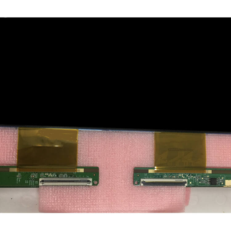 showing LCD TV screen appearance and information