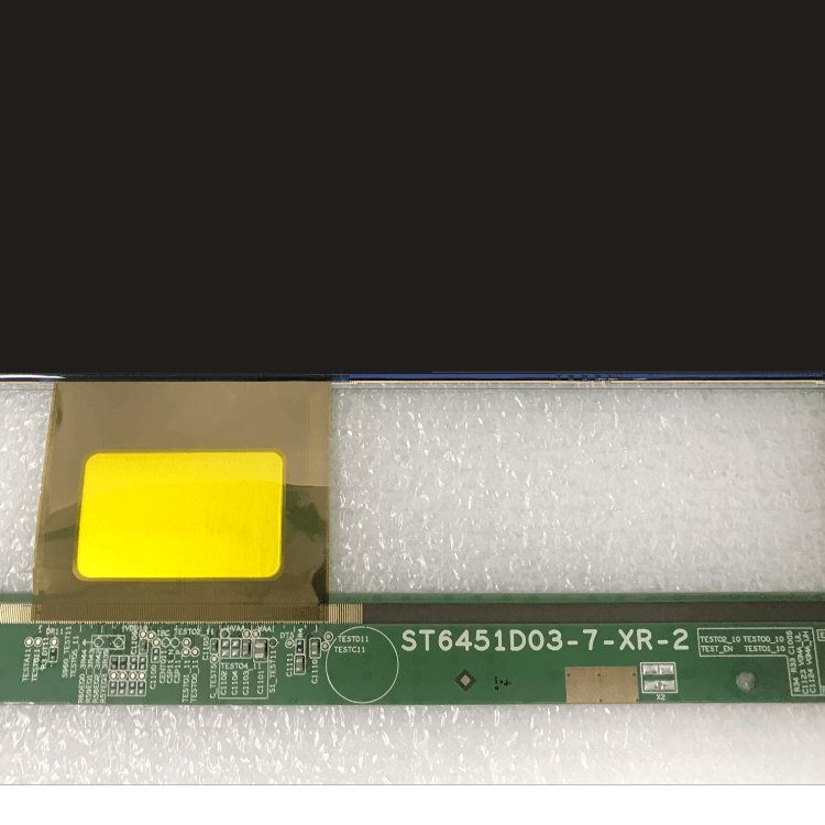 showing display panel of modle name appearance and information