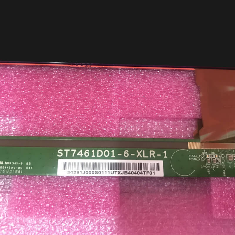 showing LCD TV screen modle name appearance and information