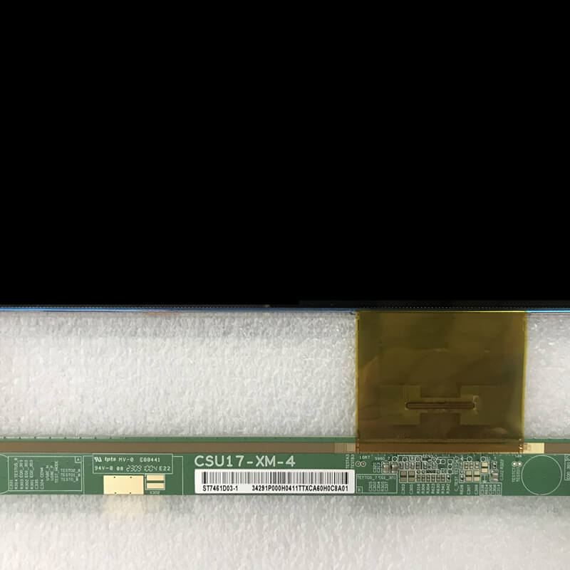 showing lcd TV SCREEN display panel appearance and information