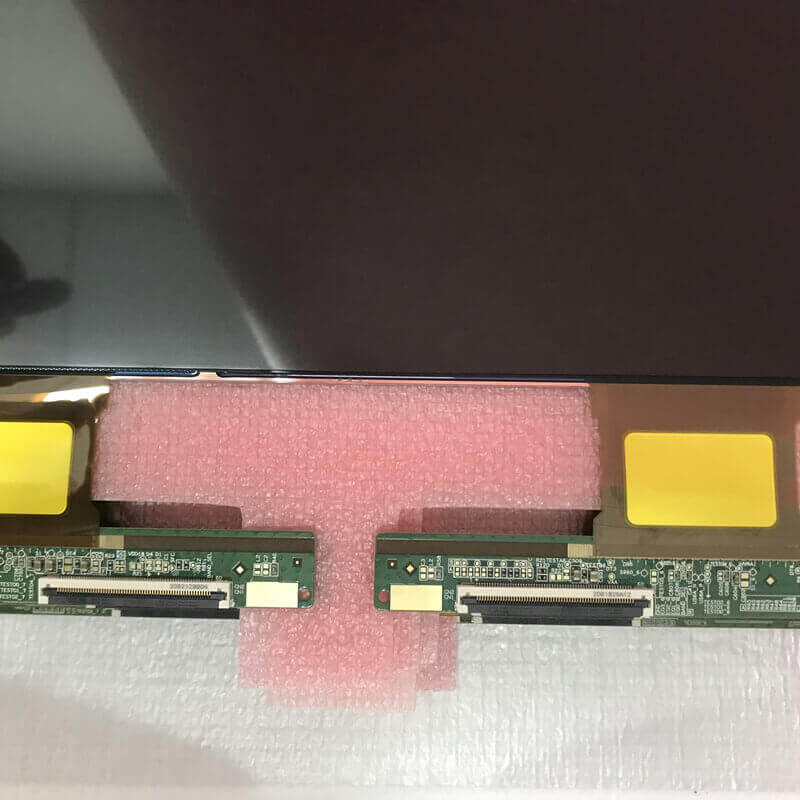 showing LCD TV screen appearance and information