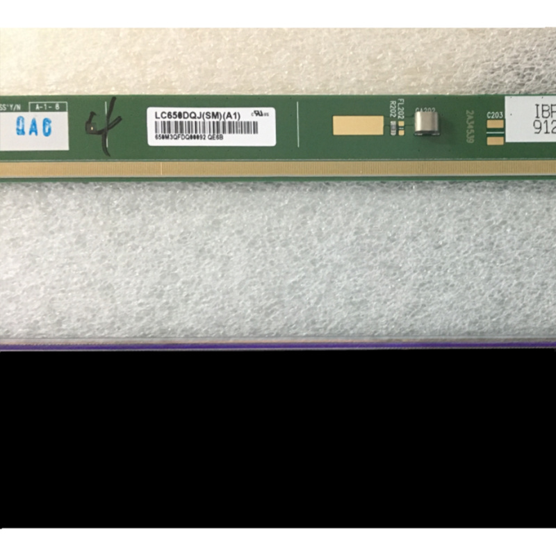 showing LCD TV screen appearance and information