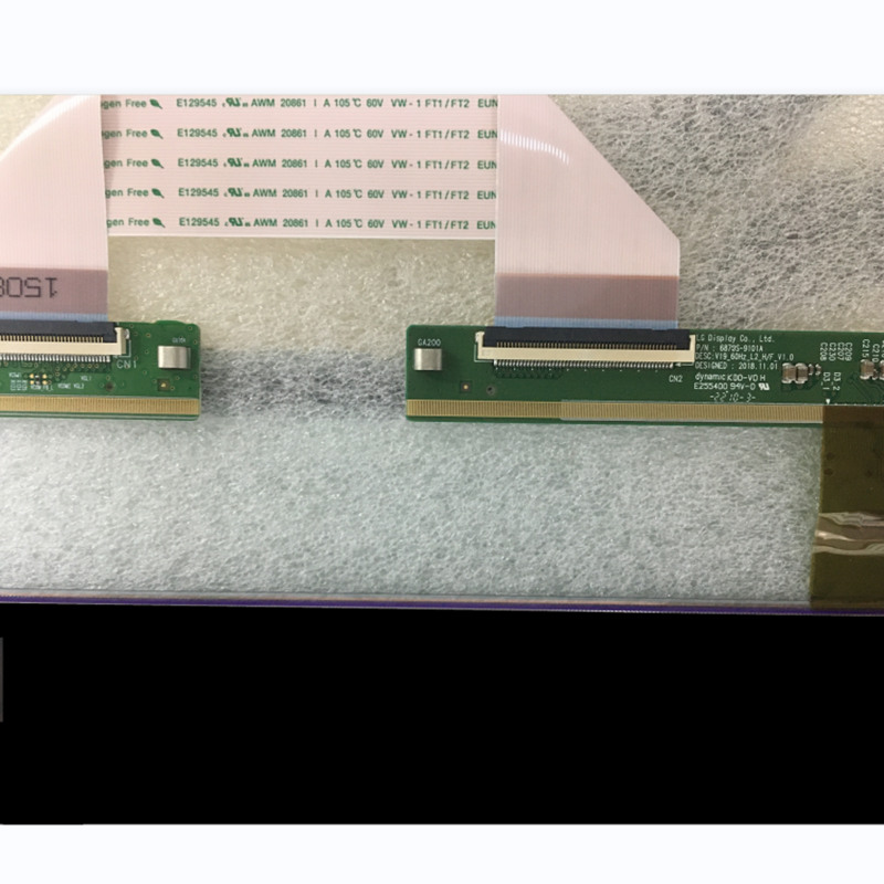 showing LCD TV screen appearance and information