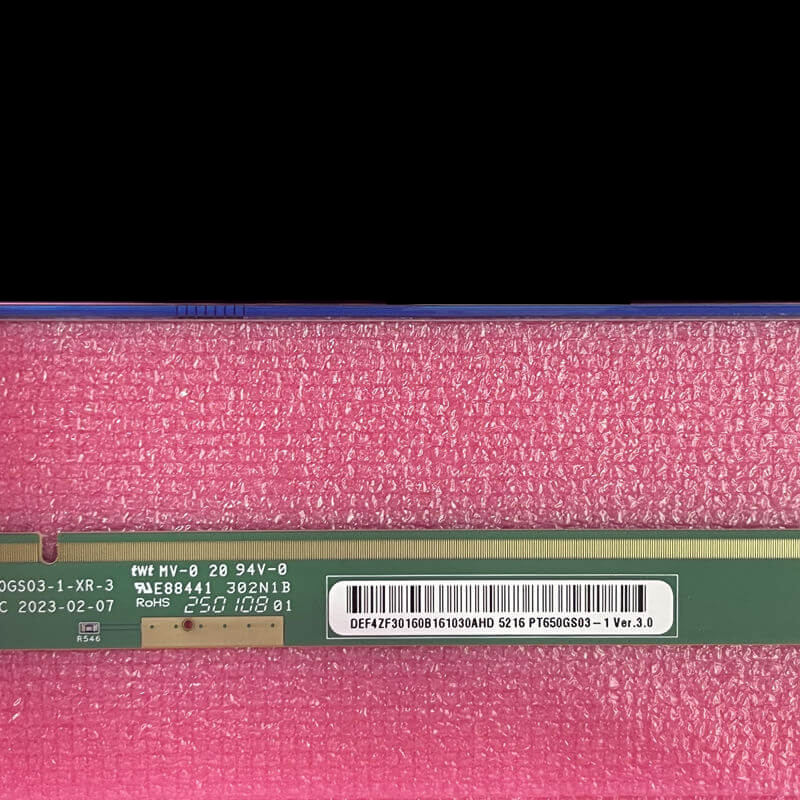 showing LCD TV screen appearance and information