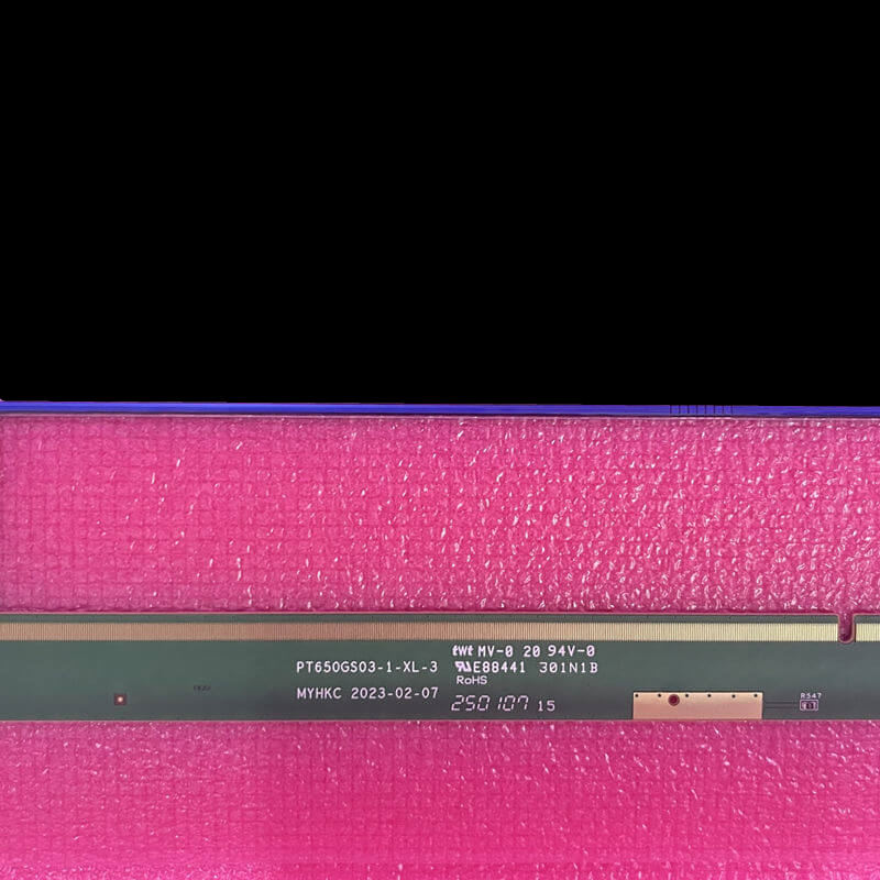 showing LCD TV screen appearance and information