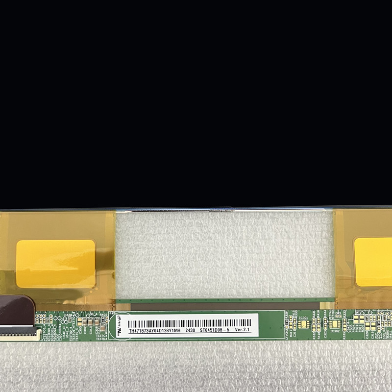 showing LCD TV screen of modle name appearance and information