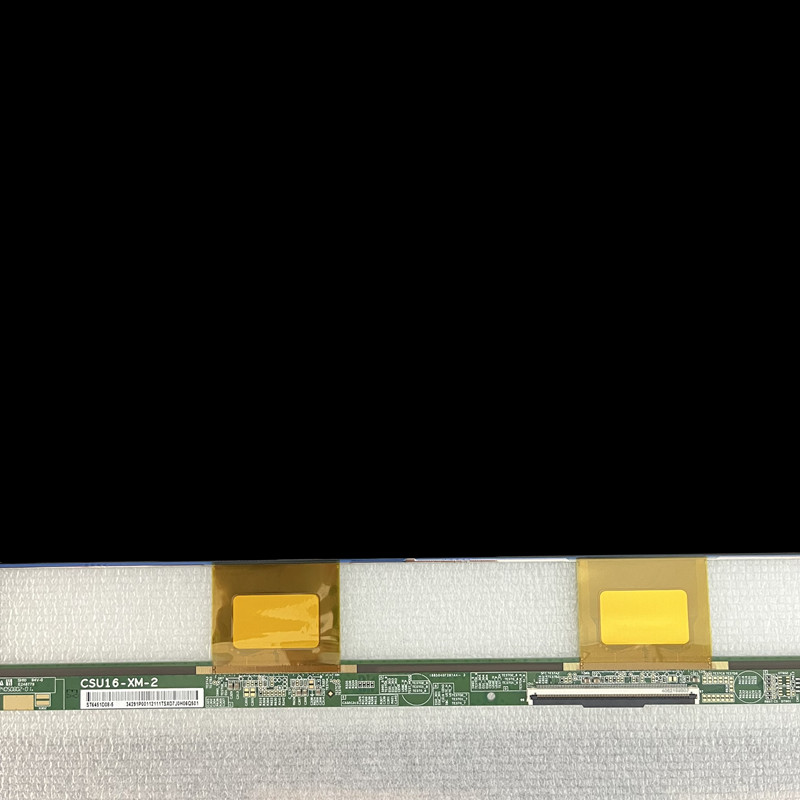 showing LCD TV screen of modle name appearance and information