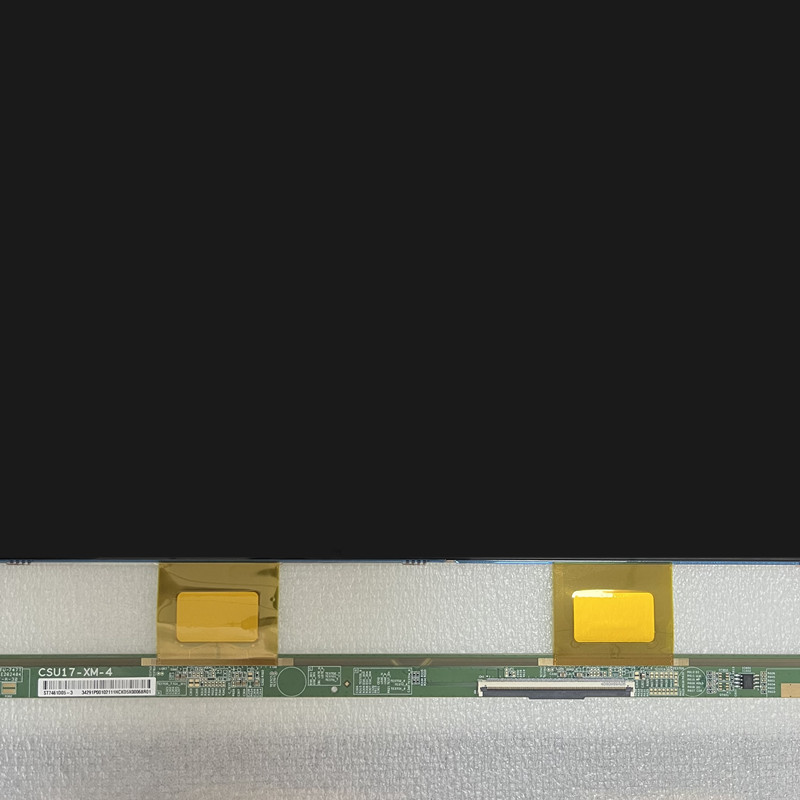 showing LCD TV screen appearance and information