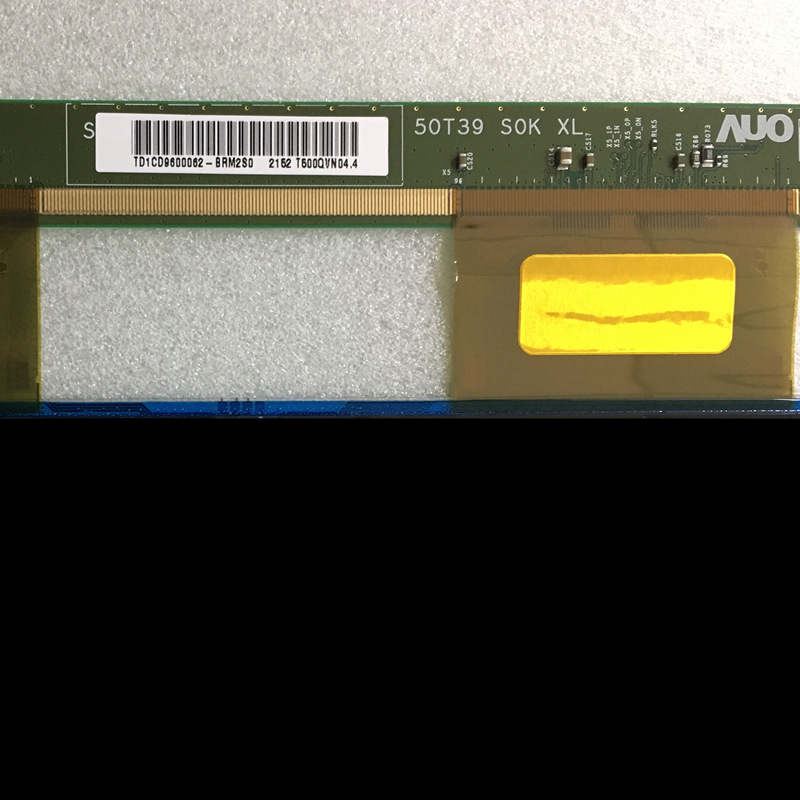 showing LCD TV screen appearance and information