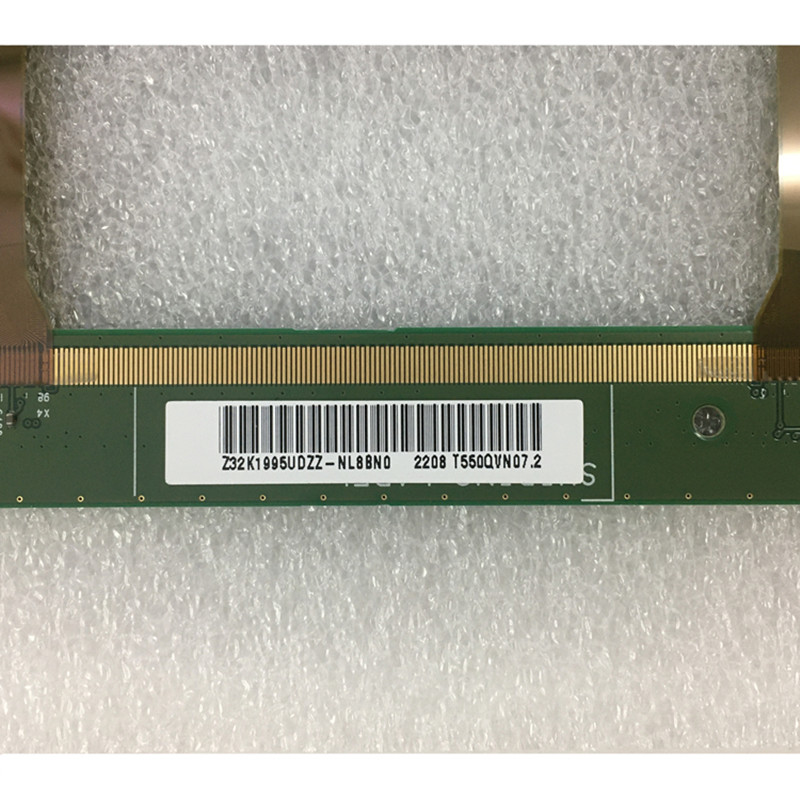 showing LCD TV screen appearance and information