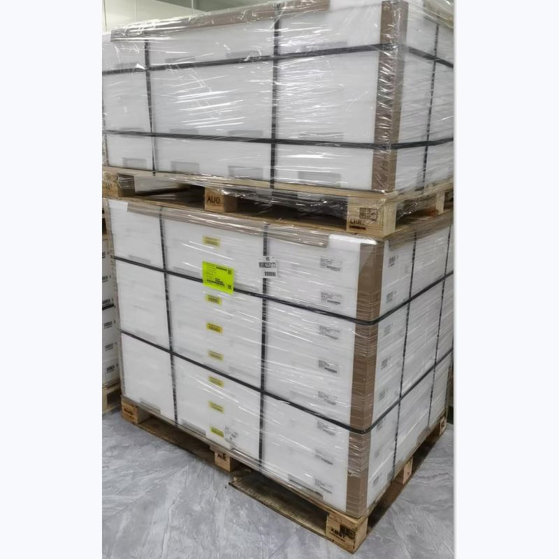 showing LCD TV screen of modle name appearance and information