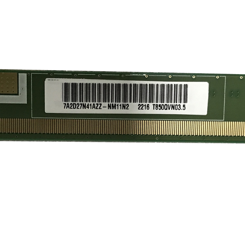 showing LCD TV screen appearance and information