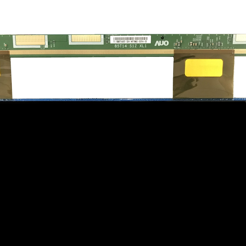 showing LCD TV screen of modle name appearance and information