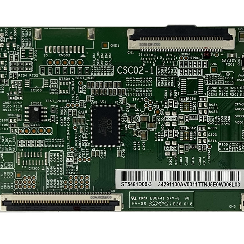 Detail display of T-CON board