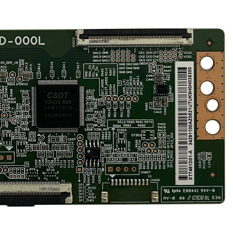Detail display of T-CON board